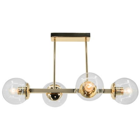 Plafon metalowy złoty 4-punktowy 60cm 3030/4 z serii SINTRA - Lampy Elem